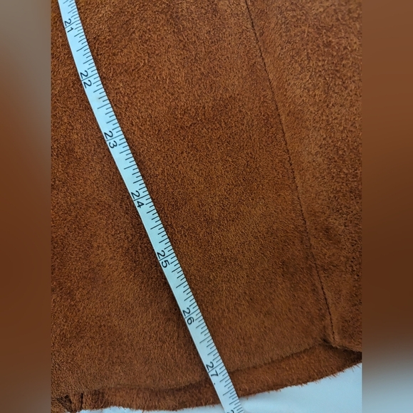 Vintage suede skirt - Picture 6 of 7